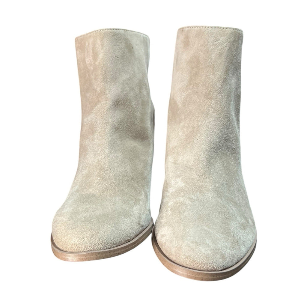 Splendid Tan Suede Ankle Booties Women’s Size 6 With 3in Heel