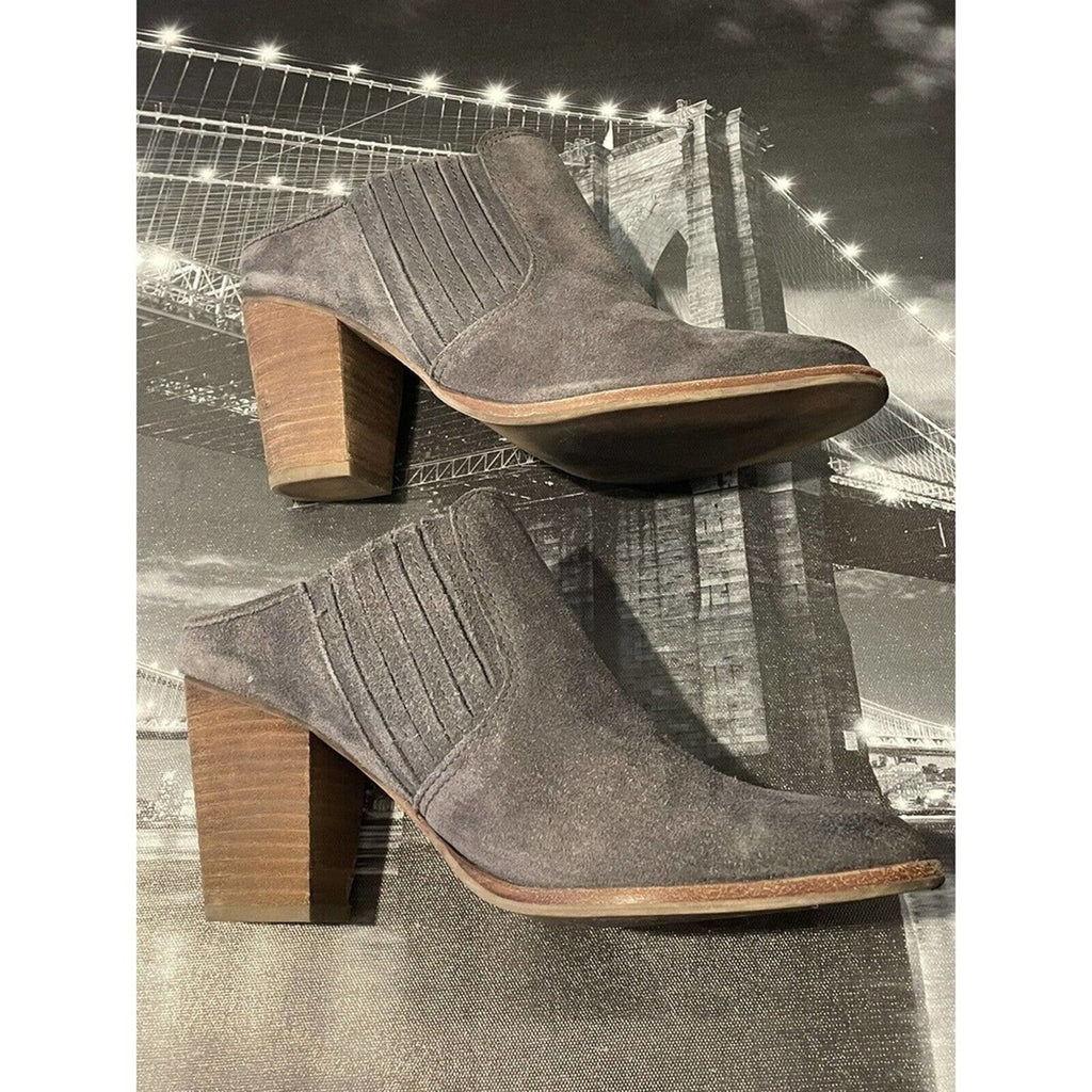 Steve‎ Madden Mertta Grey Suede Muels Women's Shoe Size 8M