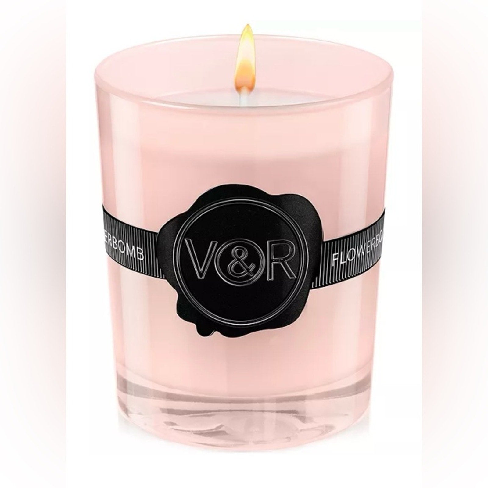 Viktor & Rolf Flower Bomb scented Pink Candle 5.8 oz