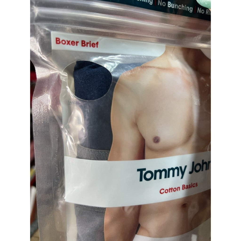 Tommy John Cotton Basics Extra Long 9 In Inseam Boxer Briefs 2 Pack Size S