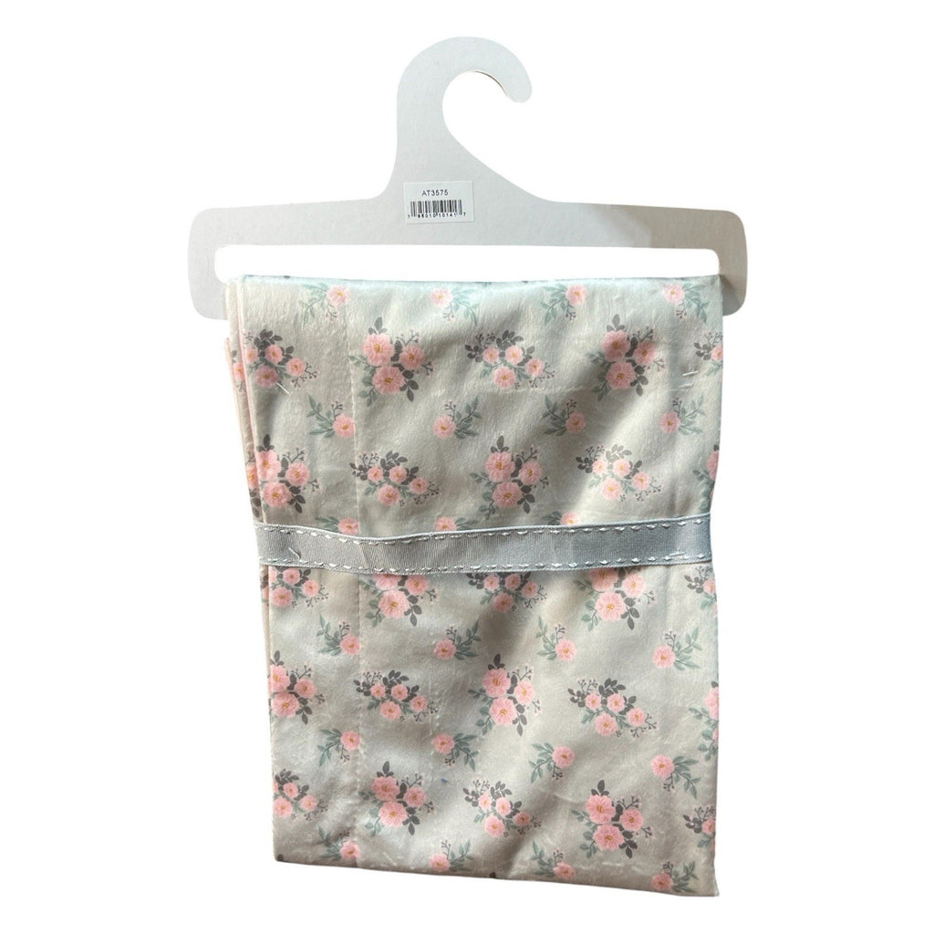 Shabby Chic Extra Soft 30 X 40 In Baby Blanket With Pink Floral And Stripes NWT