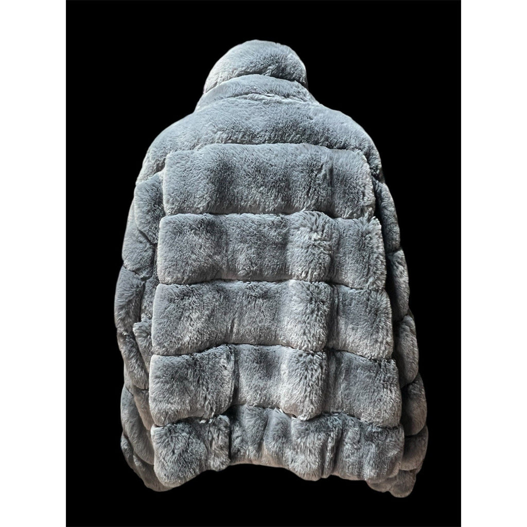 Calvin Klein Women's Faux-Fur Zip-Front Coat Size 3X New MSRP $420