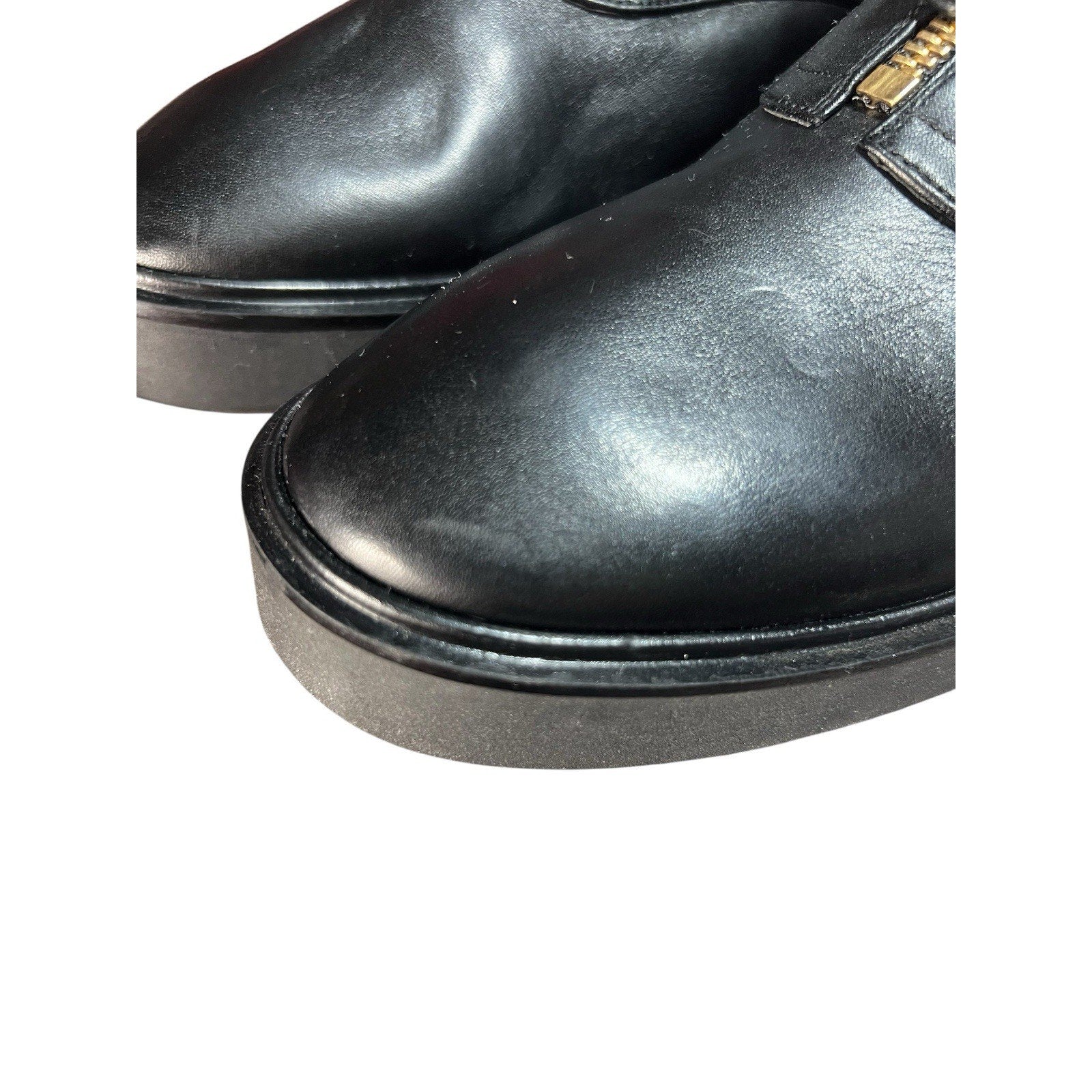 Stuart Weitzman Lodge Zip Bootie Black Leather Women’s Shoe Size 7 b