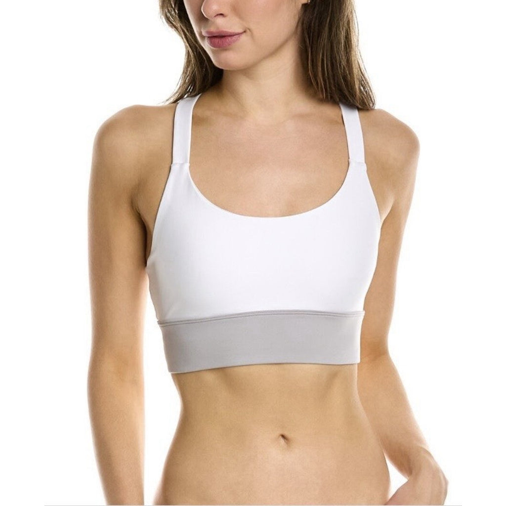 Natori Impulse Bralette White And Gray Women’s Size S New