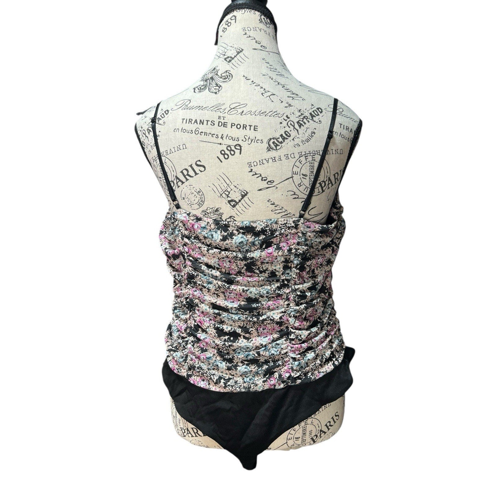 AFRM floral mesh bodysuit Women’s Size XL