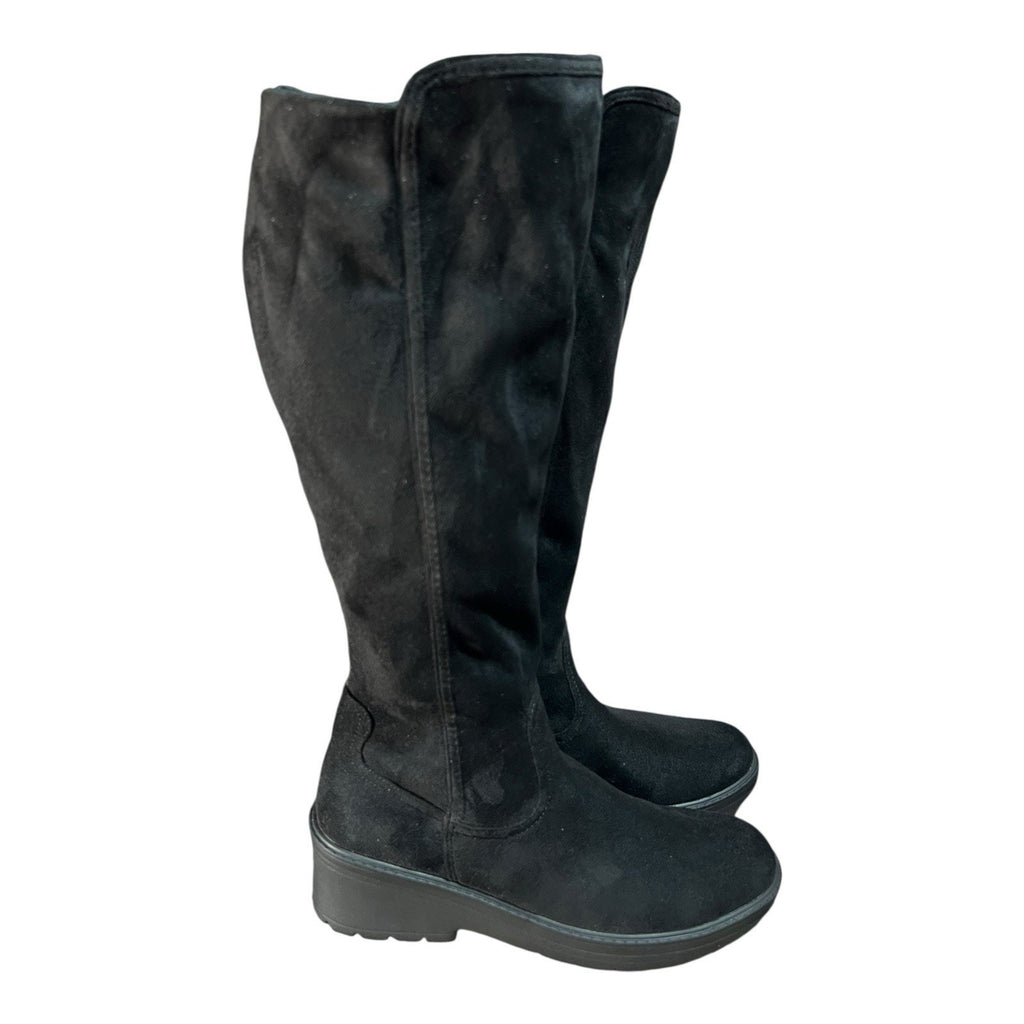BZEES Black Vegan Knee High Boots Women’s Shoe Size 6.5M