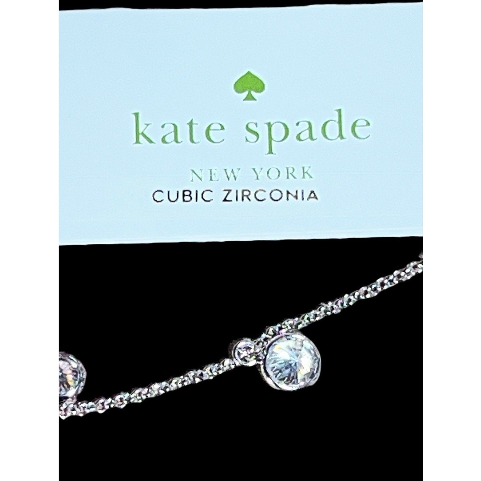 Kate Spade New Your Cubic Zirconia Full Circle Necklace New