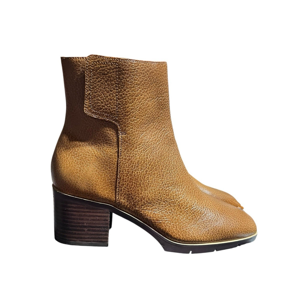 NYDJ Brown Leather Ankle Boots – Size 7.5