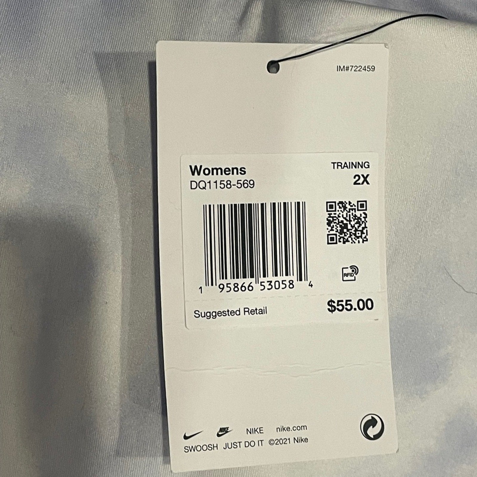 Nike Lavender and White Leggings NWT Women’s 2X MSRP $55