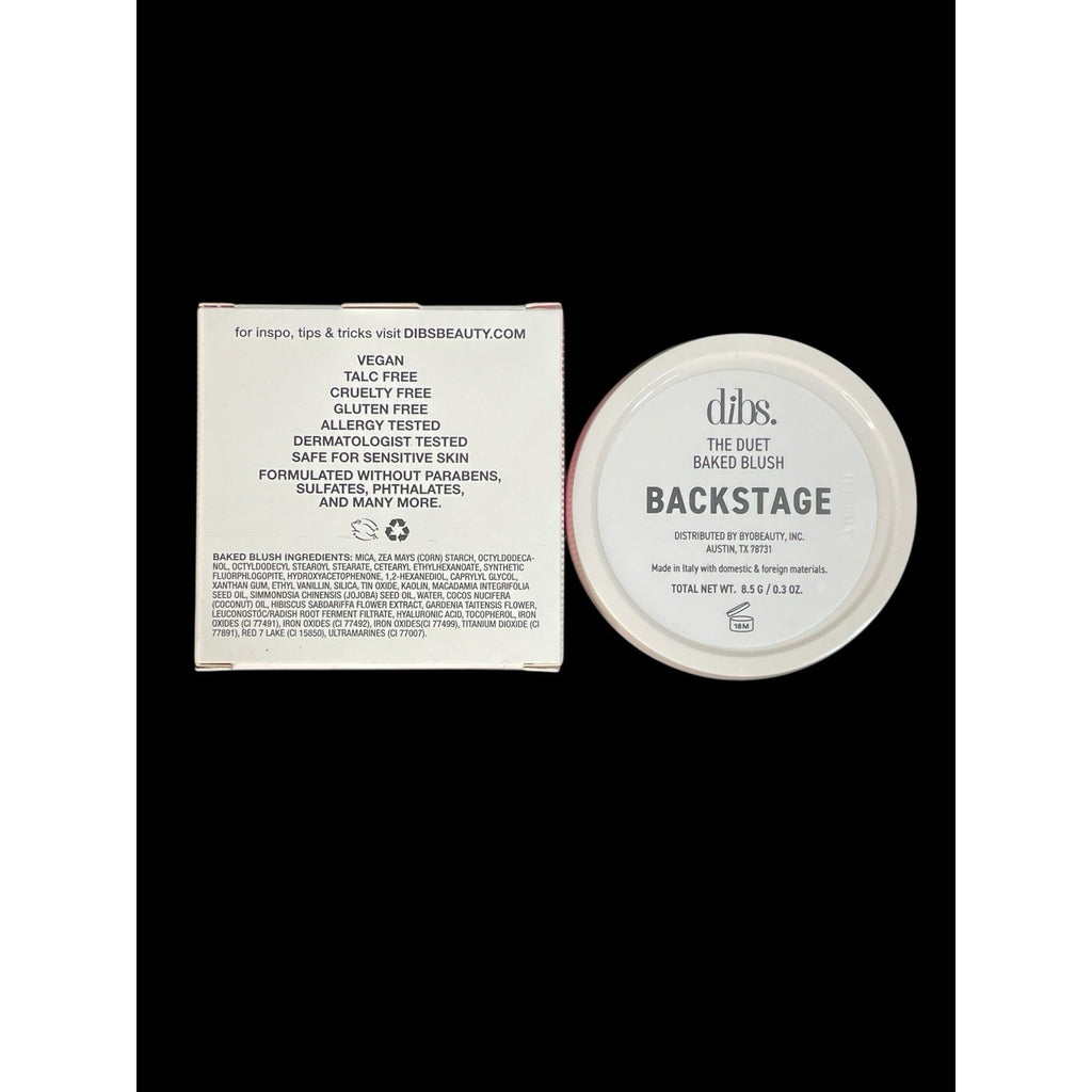 Dibs Blush The Duet Backstage New In Box