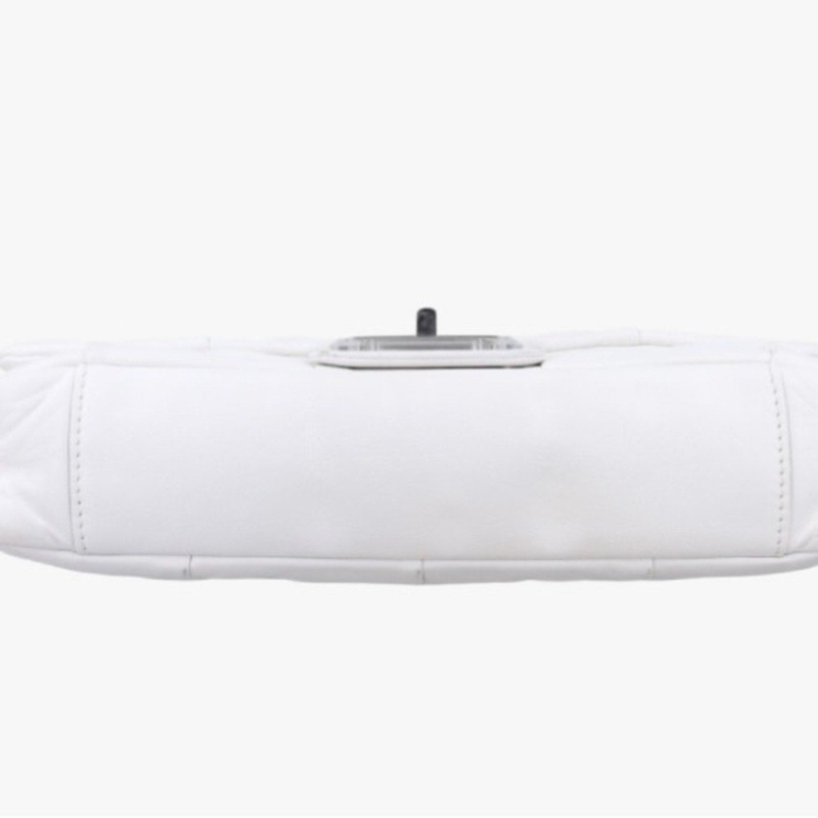 Chanel White Quilted Shoulder Bag Pre Owned