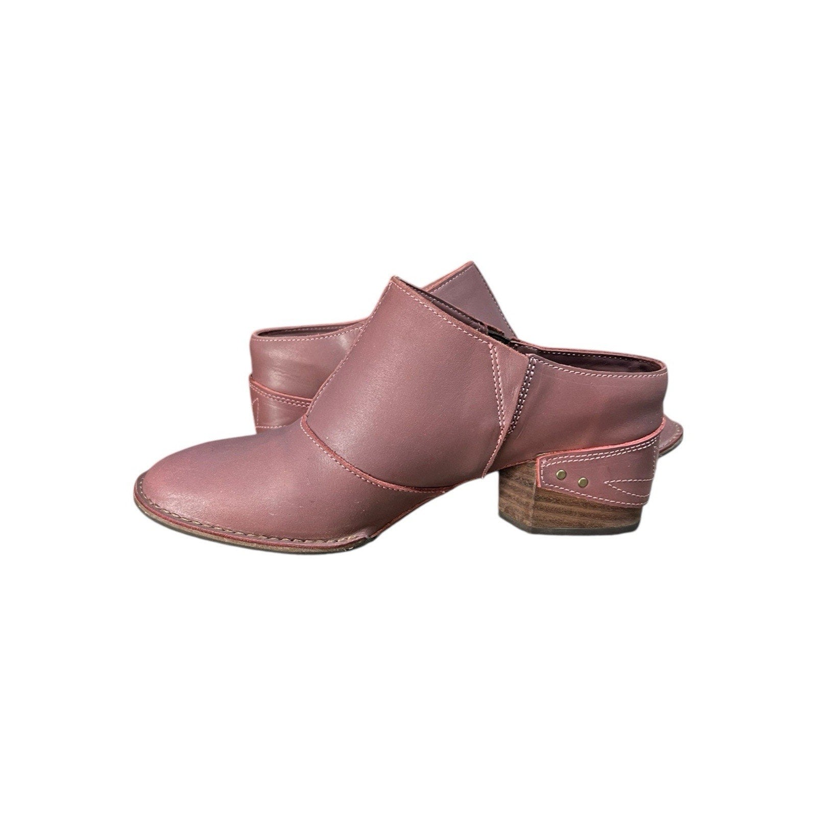 Sergio Tomani Laska Dusty Rose leather ankle boots Women’s Size EU 39 US 8