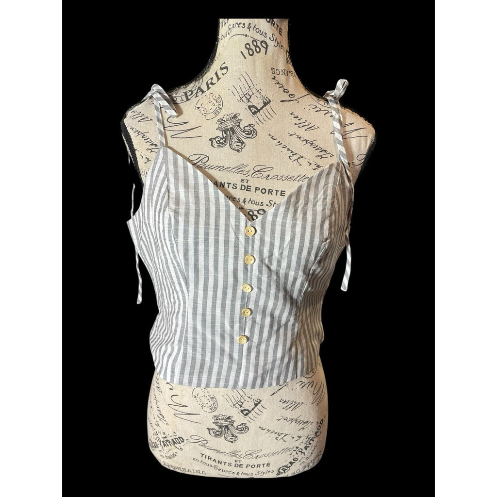 Hayden Small Cropped Hampton Stripe Tank - NWT