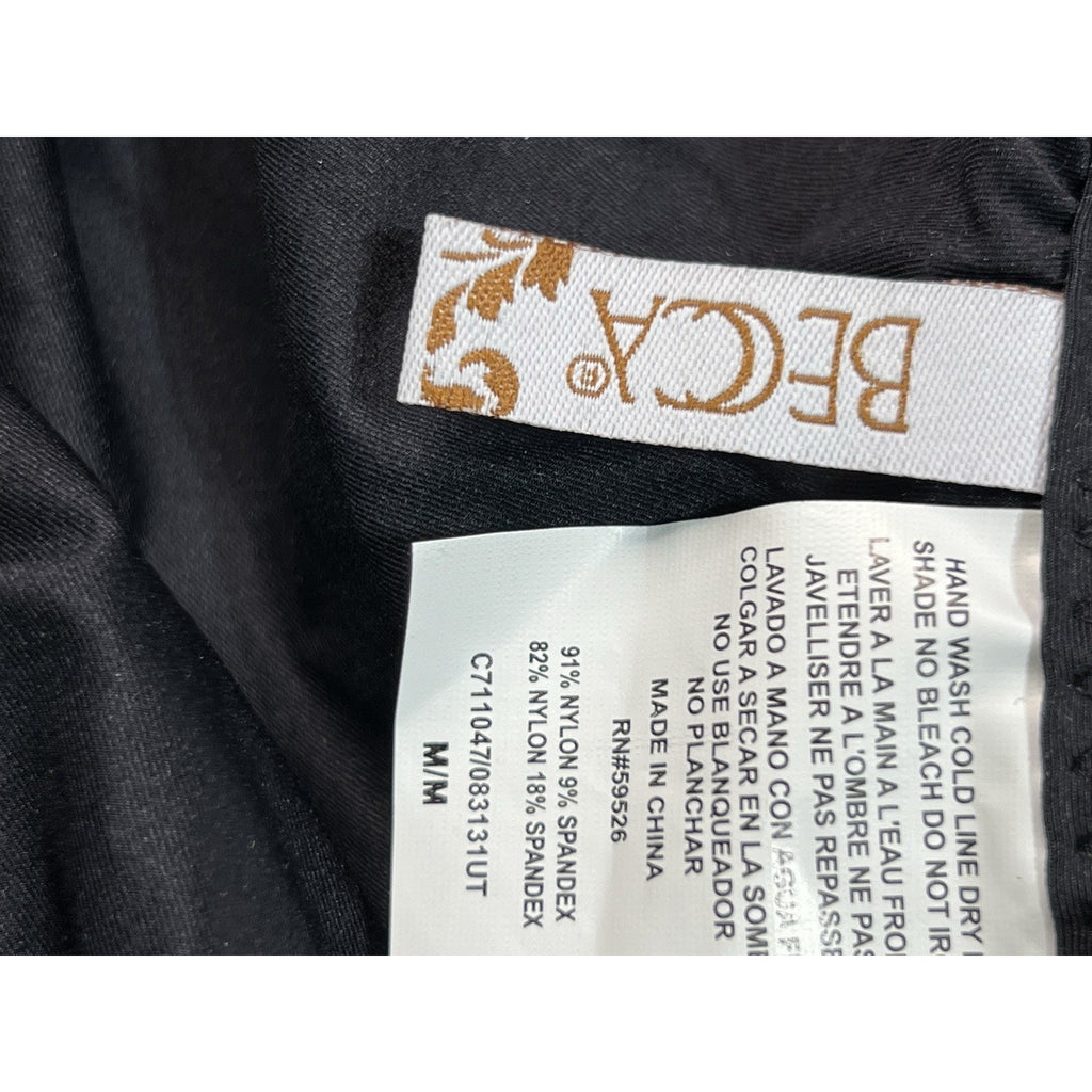 BECCA by Rebecca Virtue Color Play Plunge One-Piece Swimsuit Size S NWOT