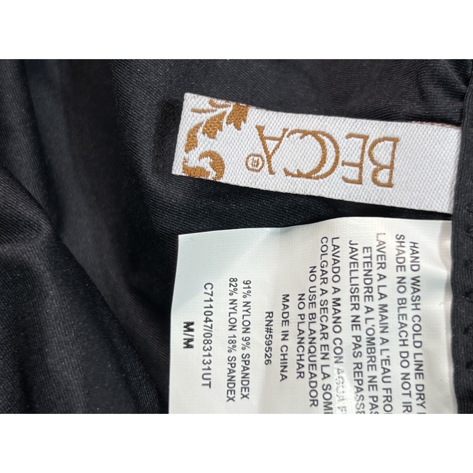 BECCA by Rebecca Virtue Color Play Plunge One-Piece Swimsuit Size S NWOT