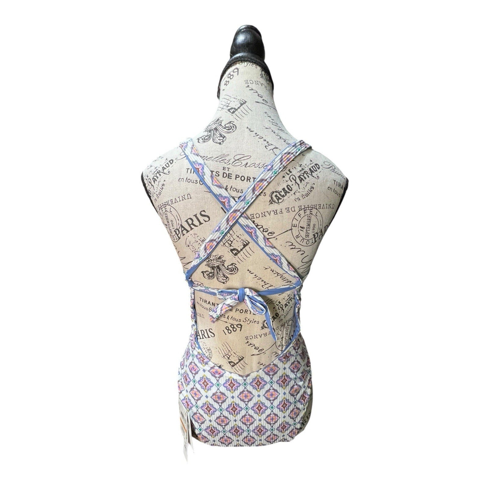 Becca by Rebecca Virtue Marrakesh Reversible Skylar Swimsuit Siz S NWT MSRP $148