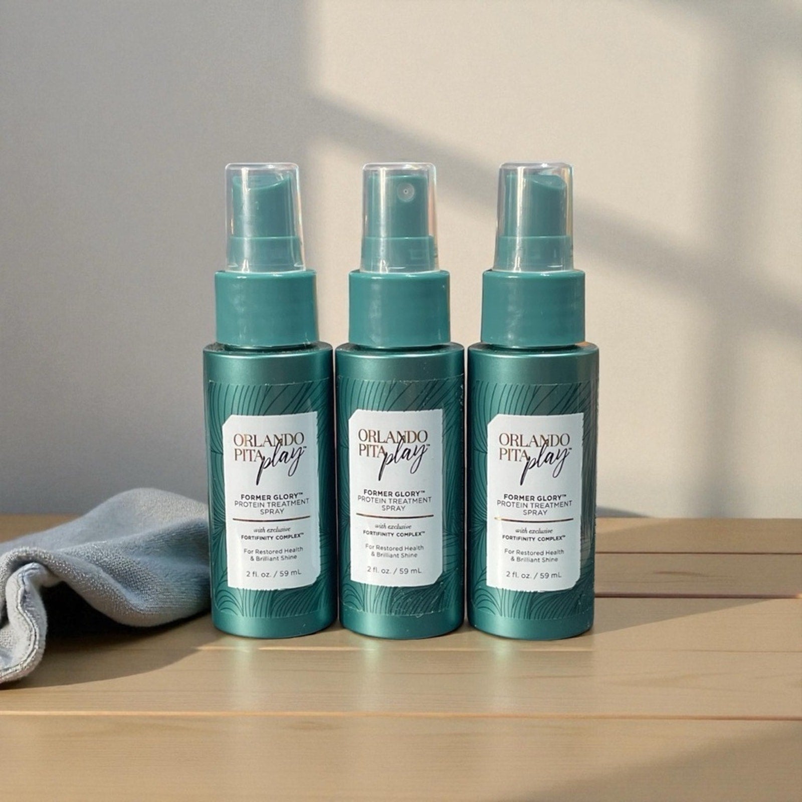 Orlando Pita Play Former Glory Protein Hair Treatment Repair Spray 2oz set of 3