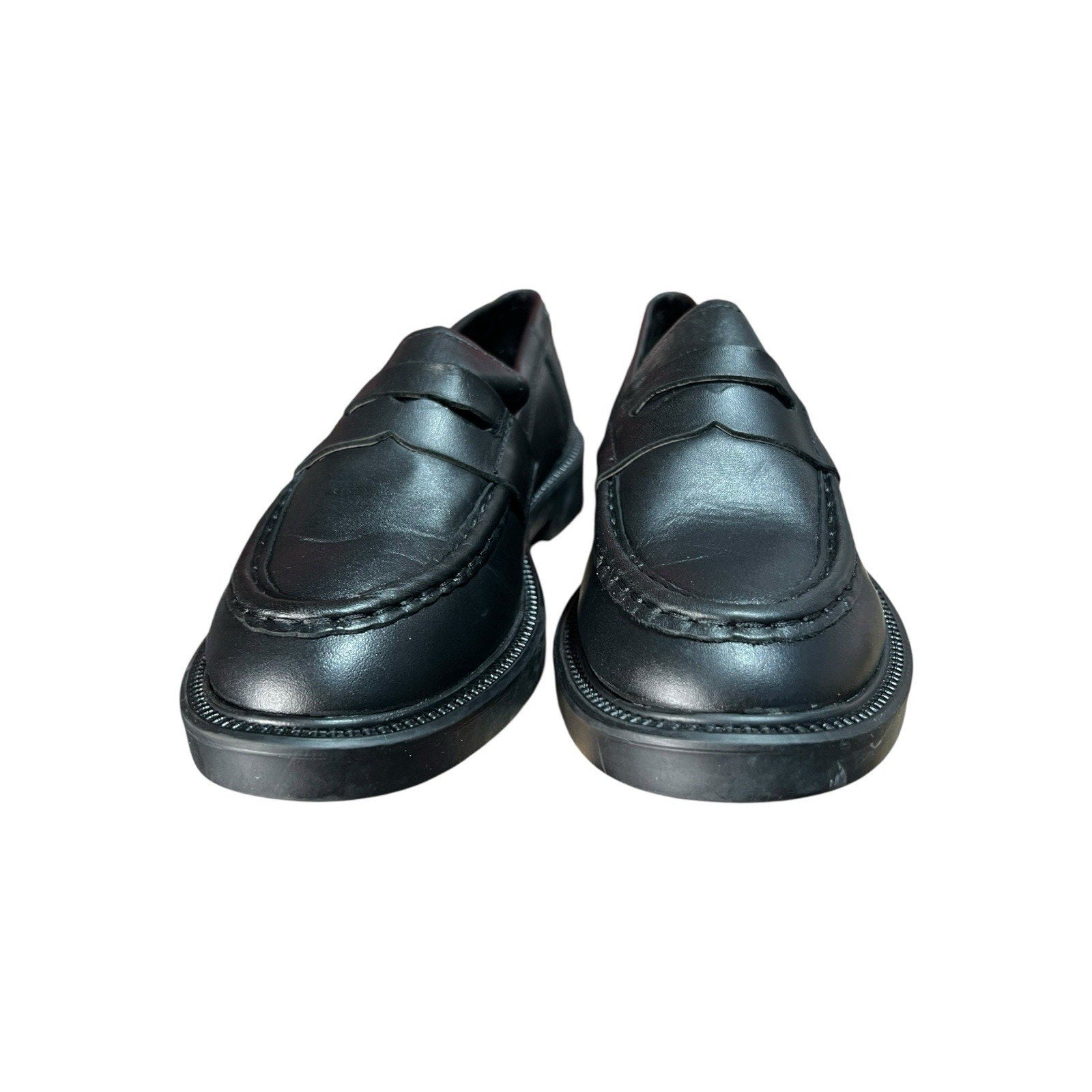 Blondo Waterproof Black Leather Loafers Women’s Shoe Sizr 7.5