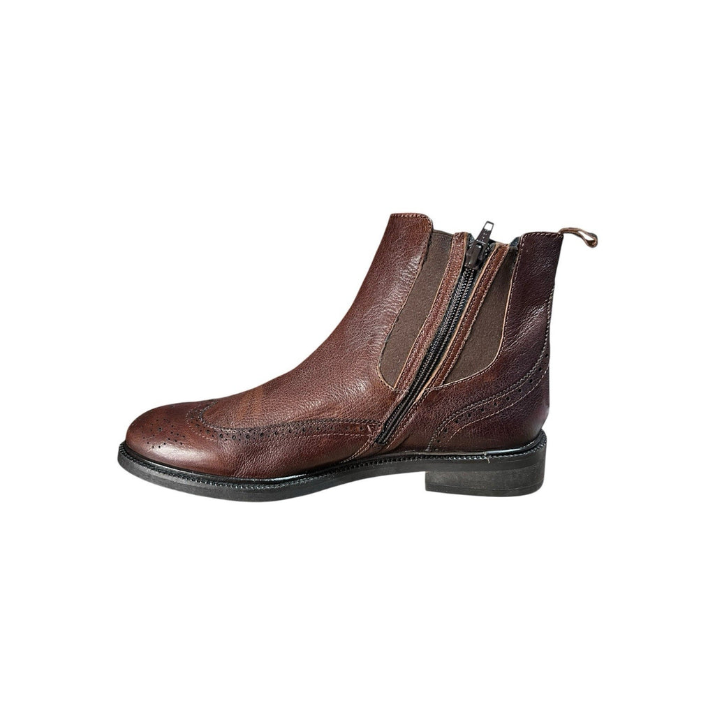 Jeffrey Campbell Women's Edmone Brogue Chelsea Booties Women’s Shoe Size 9
