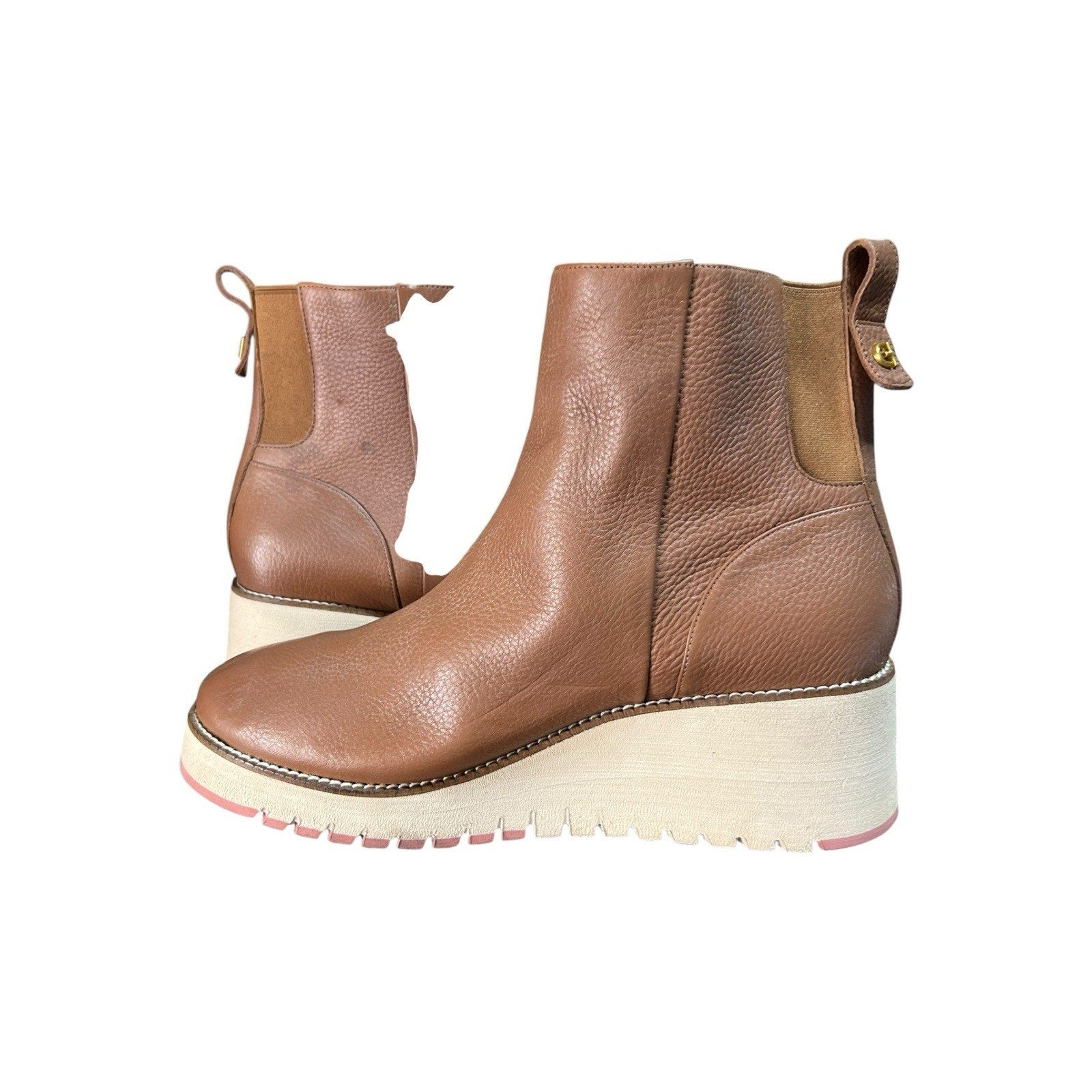 Cole Haan Zero grand City Tan Ankle Bootie Womens Shoe Size 11B