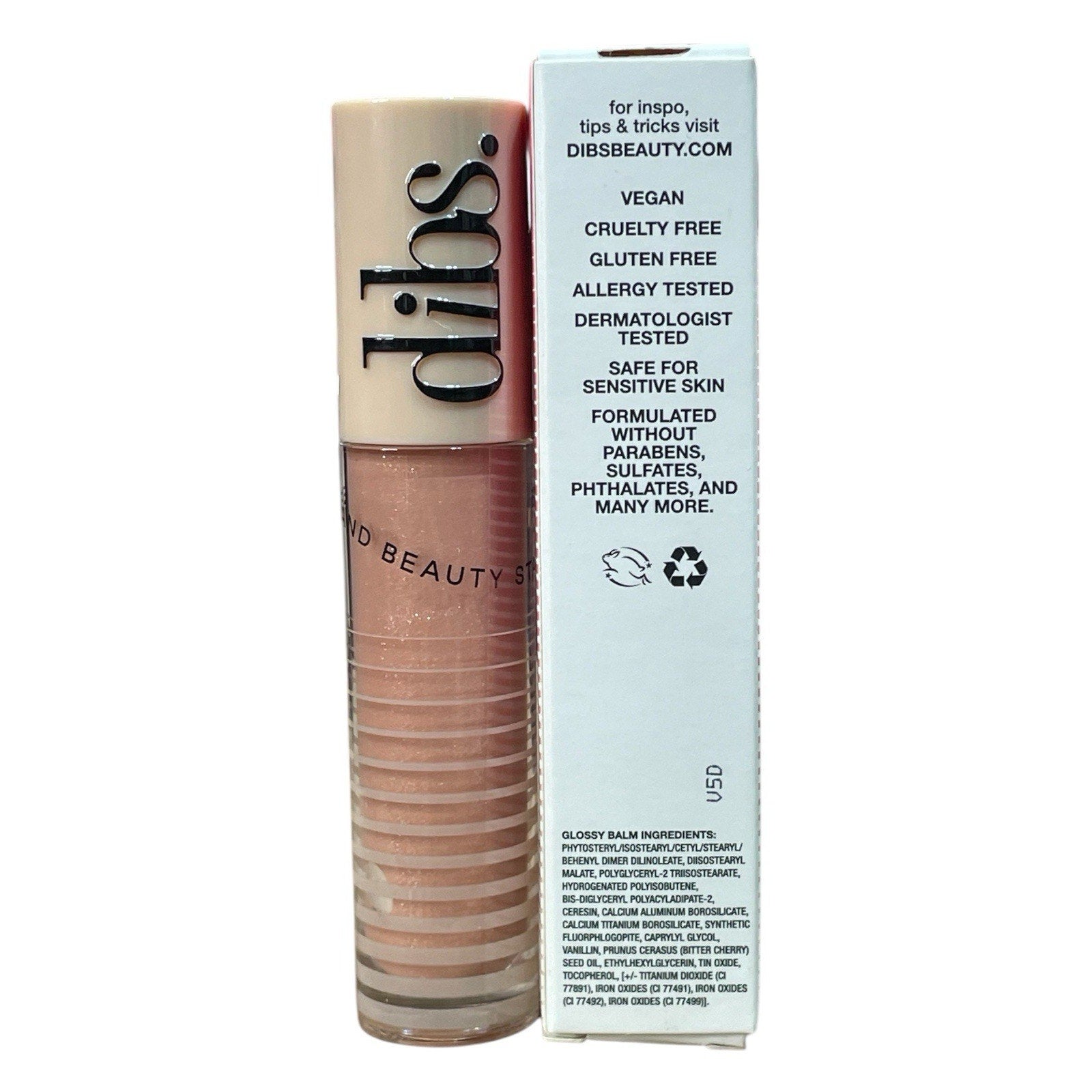 Dibs Go To Glossy Balm – Kiss Me Quick New in Box, Juicy Shine That Stays Put