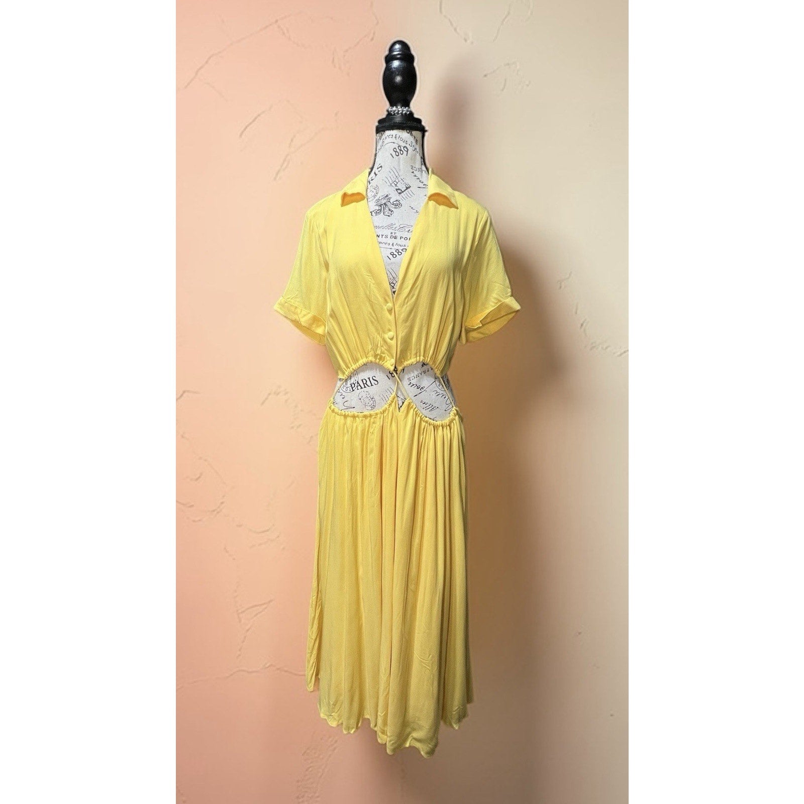 ALEXIA ADMOR Cassidy Collared Button Down Shirtdress Womens Size 14 New