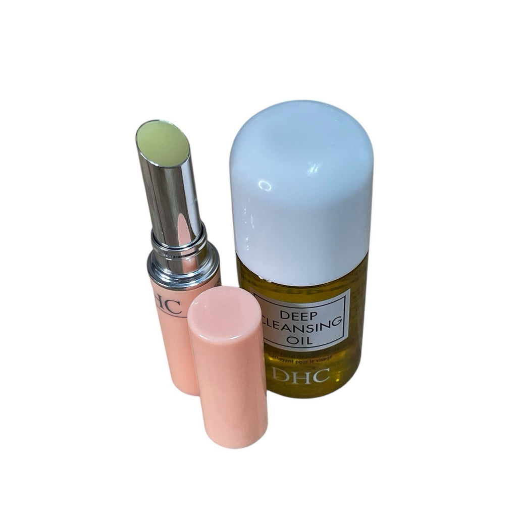DHC Beauty Duet - Full Size Lip Cream & Travel One-Ounce Deep Cleansing Oil