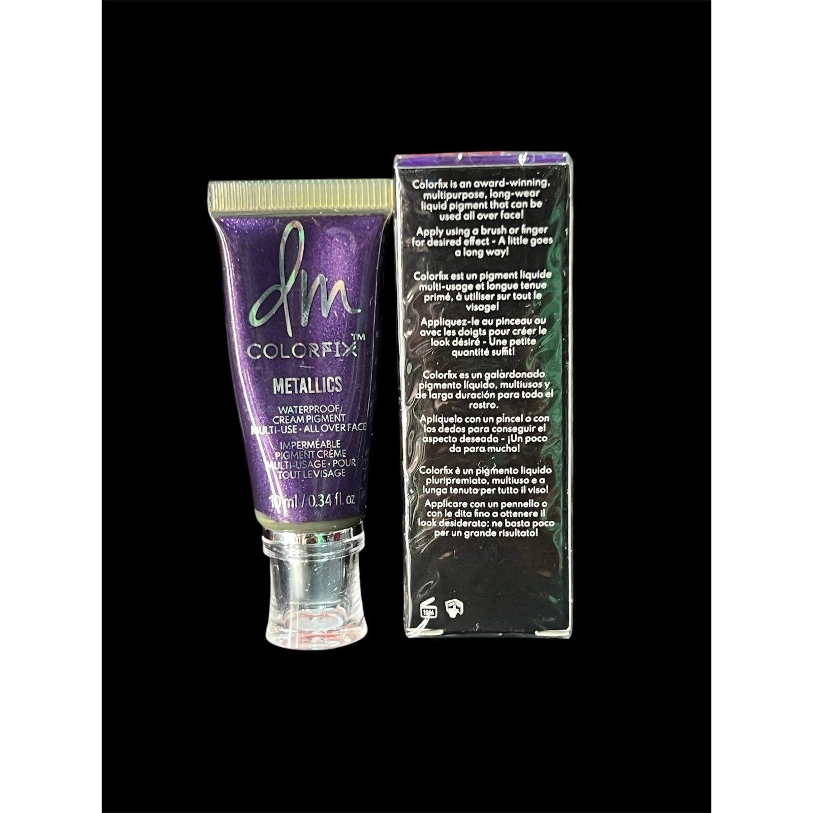 Danessa Myricks Metallics Wild Orchid Waterproof Cream Eye Pigment .34 Oz NIB