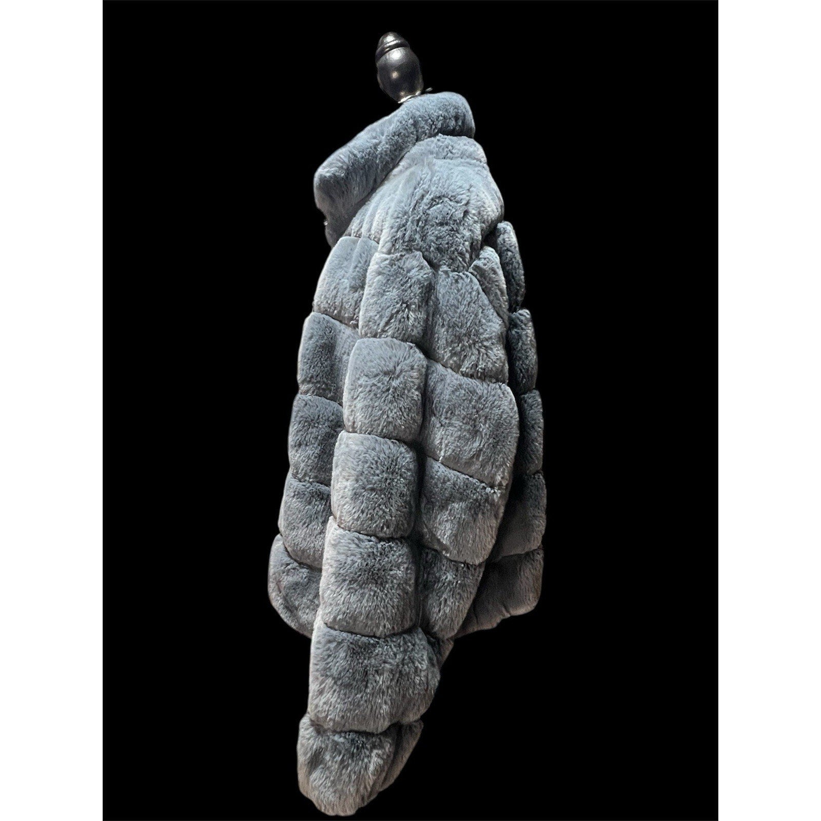 Calvin Klein Women's Faux-Fur Zip-Front Coat Size 3X New MSRP $420