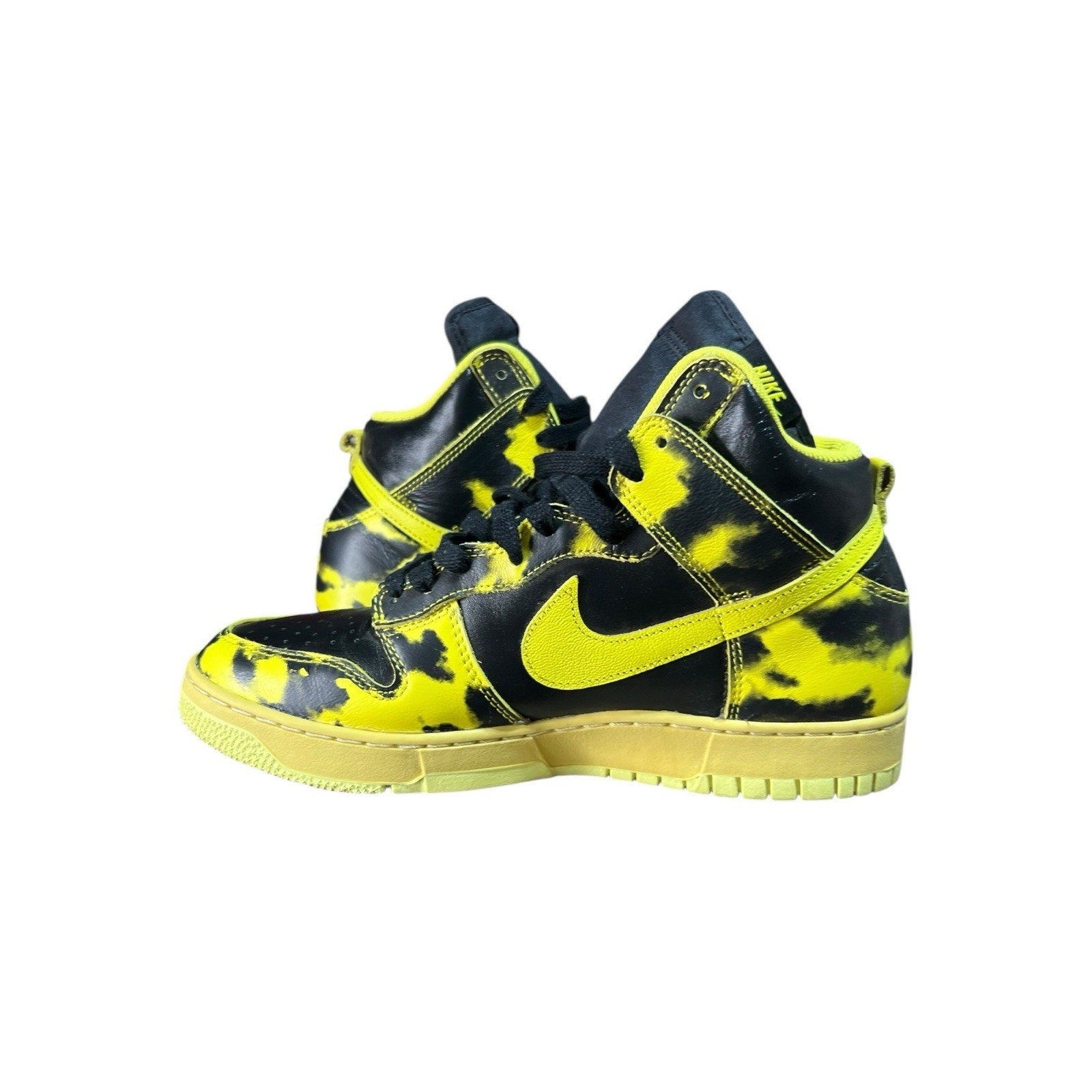 Nike Dunk High 1985 "Yellow Acid Wash" sneakers Mens Size 10