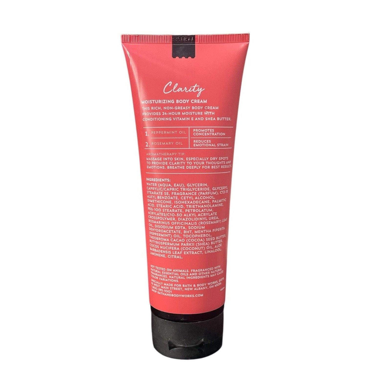 Bath & Body Works Aromatherapy Clarity Peppermint Rosemary Body Cream 8oz
