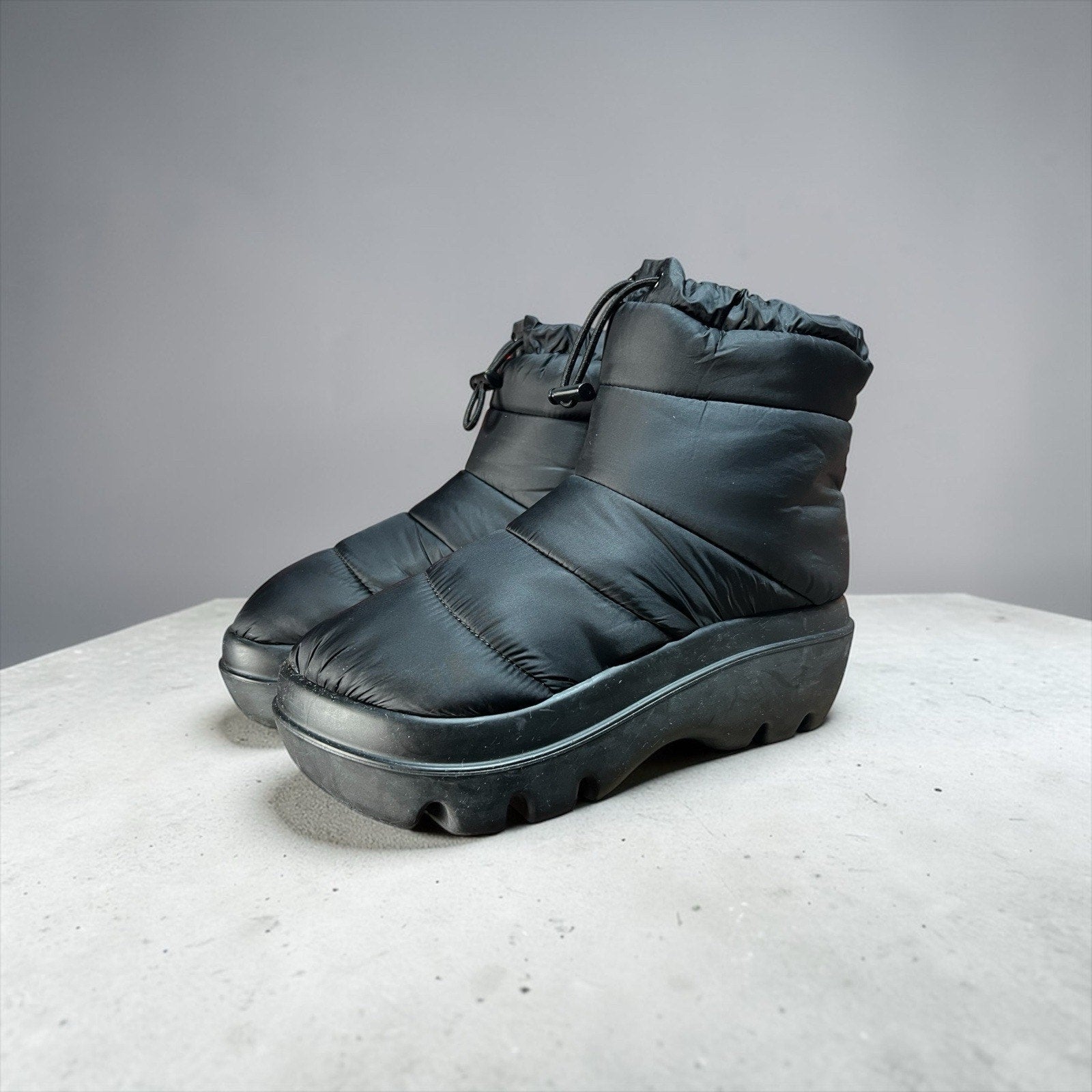Proenza Schouler Black Storm Quilted Boots $795 MSRP See Description For Size