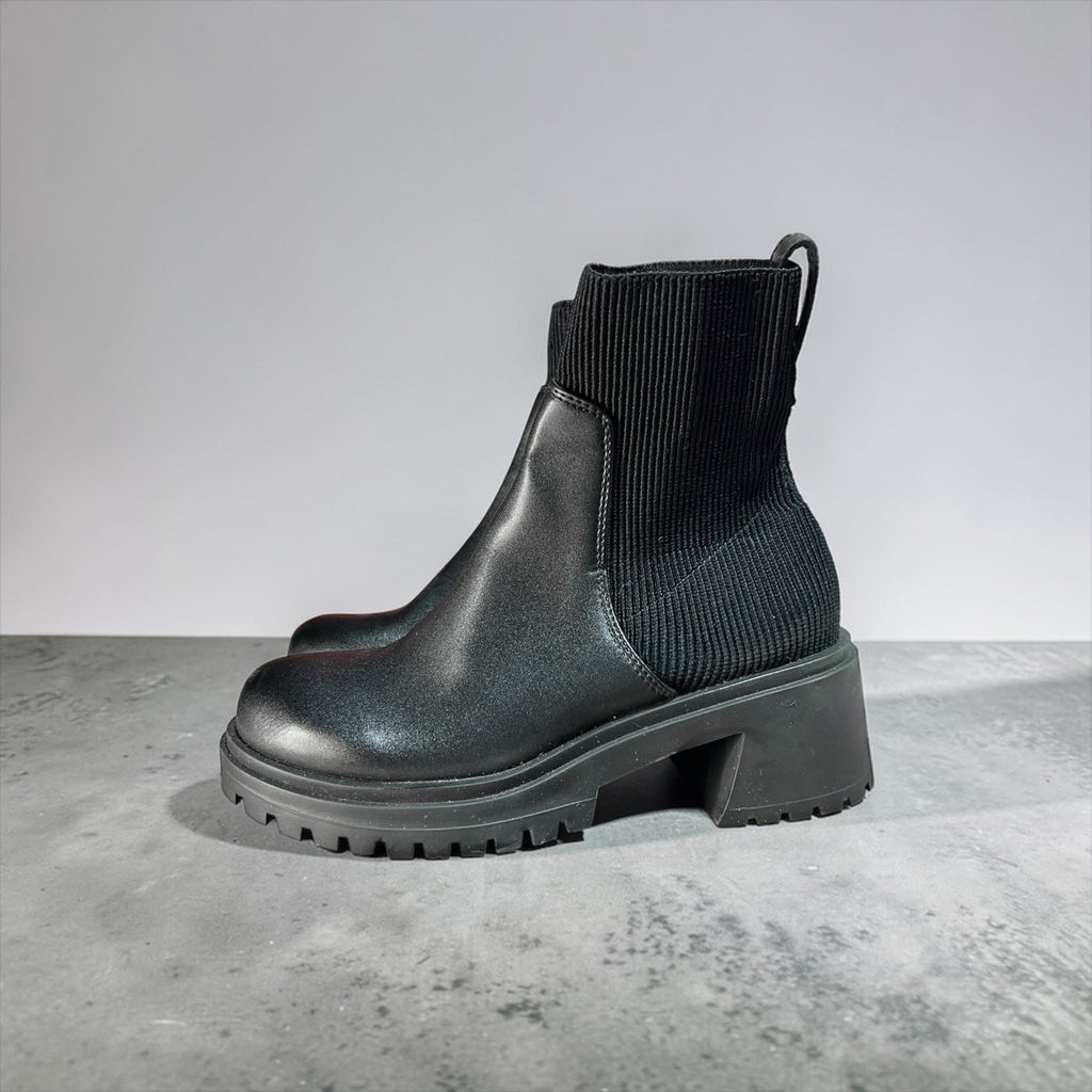 Steve Madden Holley chunky block heel ankle boot Women’s Shoe Size 6.5