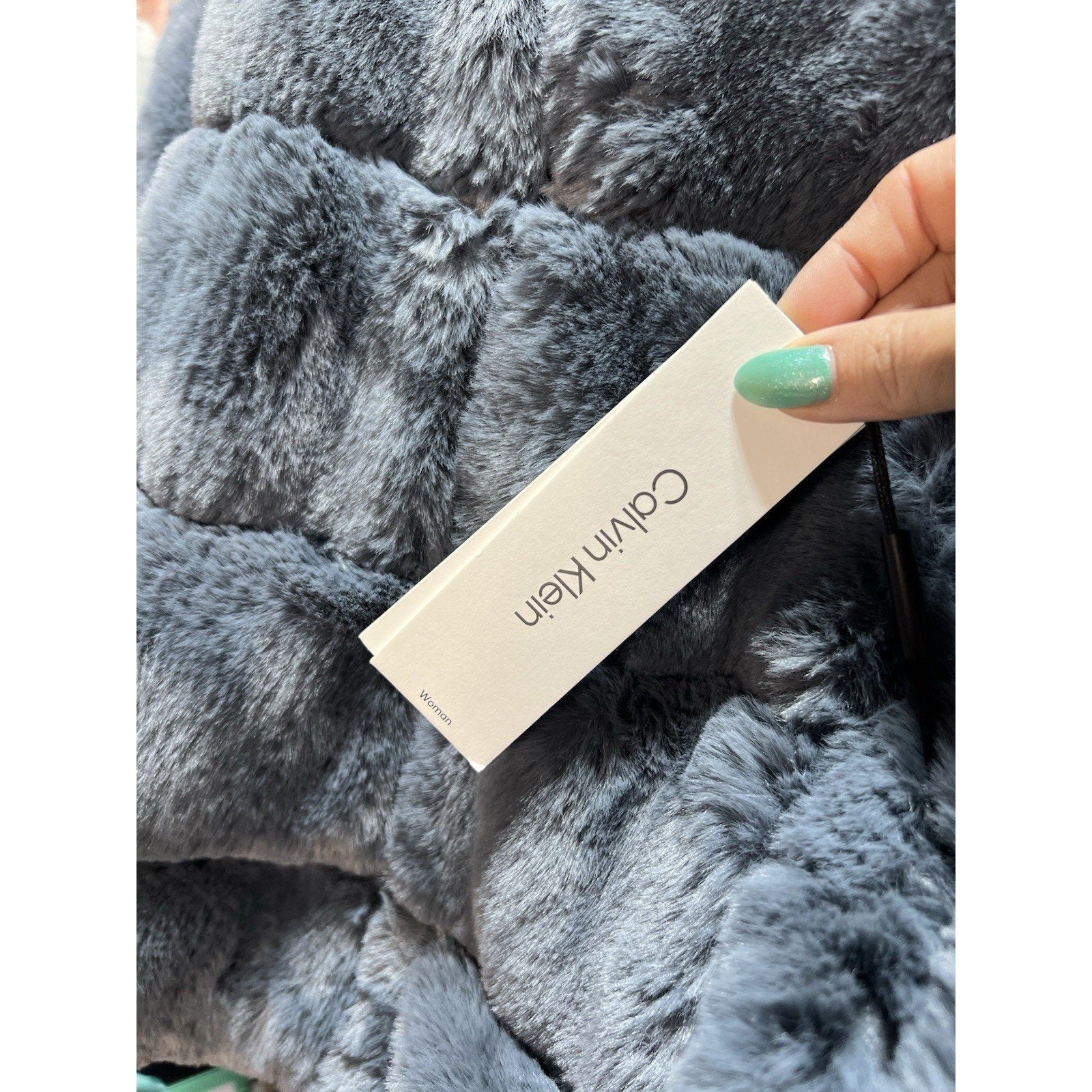 Calvin Klein Women's Faux-Fur Zip-Front Coat Size 3X New MSRP $420
