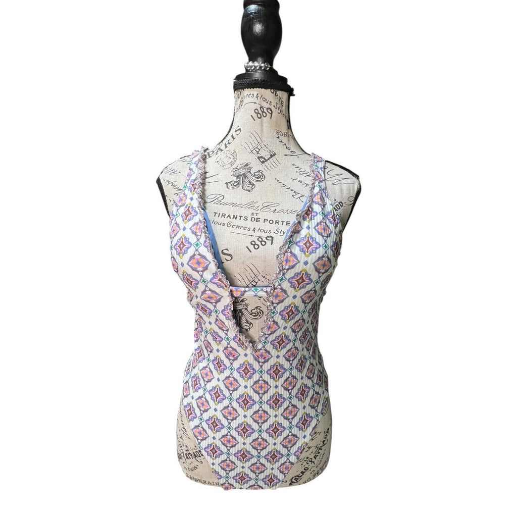 Becca by Rebecca Virtue Marrakesh Reversible Skylar Swimsuit Siz S NWT MSRP $148