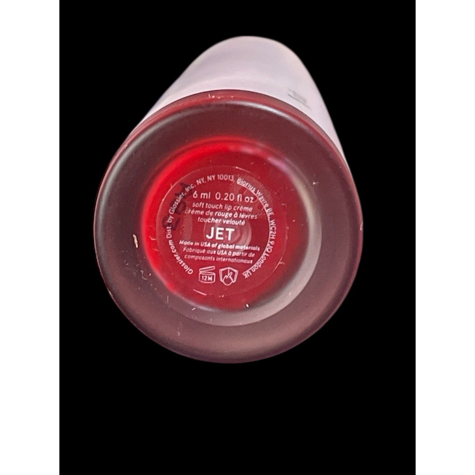Glossier Soft Touch Lip Cream NIB Shade Jet
