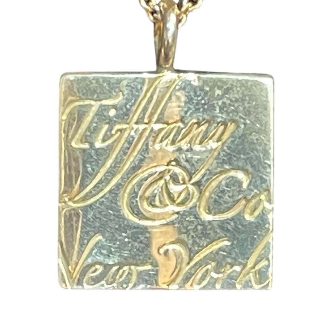Tiffany and Co. Notes Square 925 Sterling silver Necklace