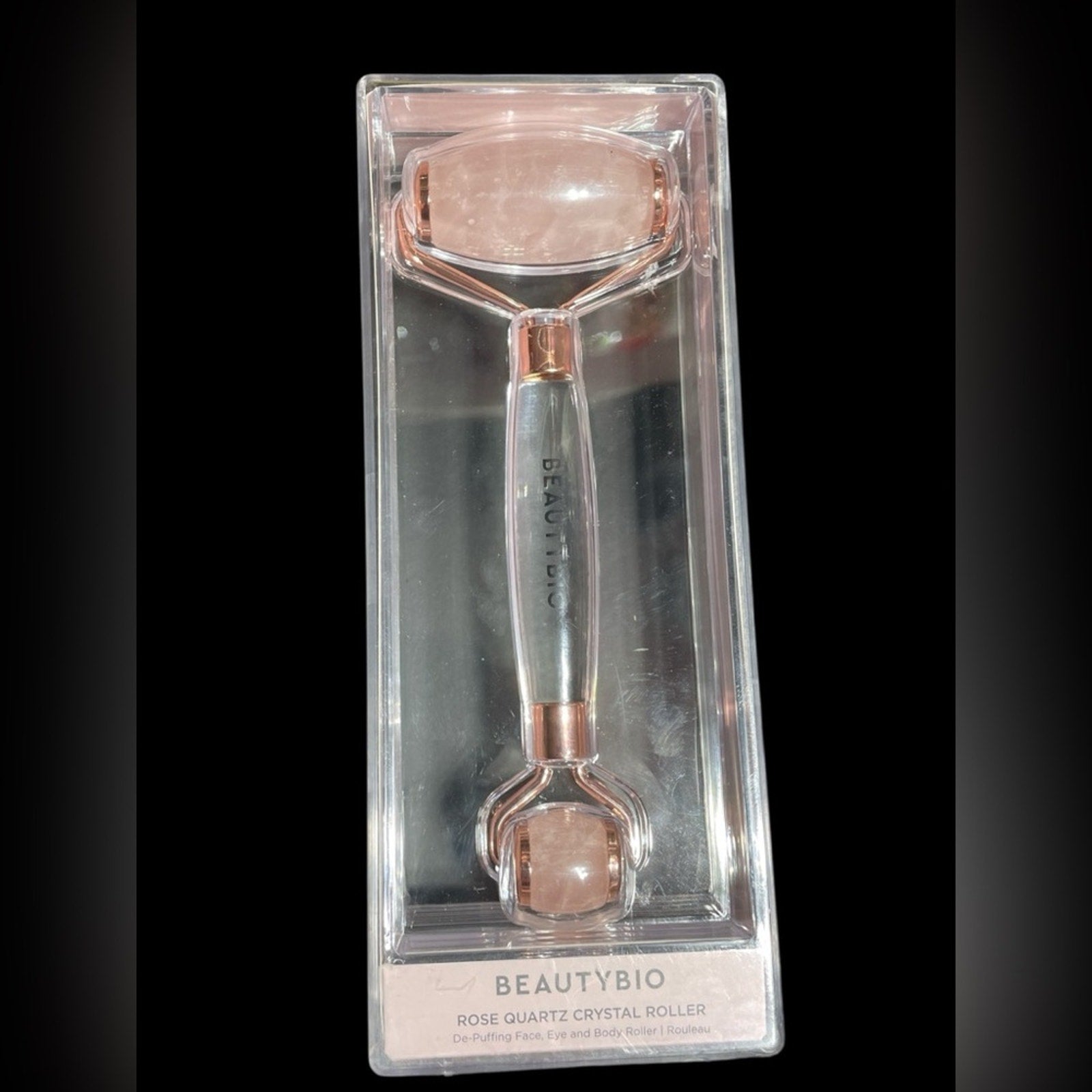 Beautybio Rose Quartz Crystal Roller $65 MSRP