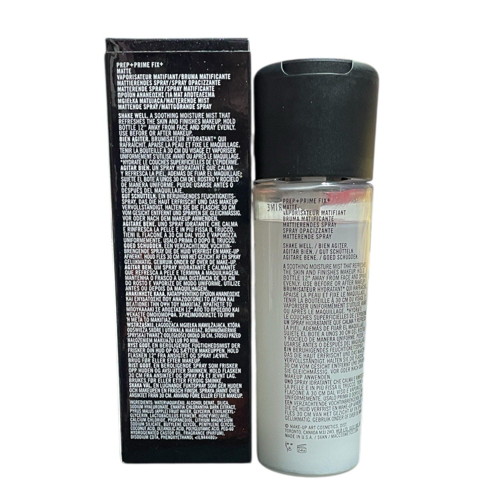 Mac Prep And Prime Fix + Matte Setting Spray 3.4oz New