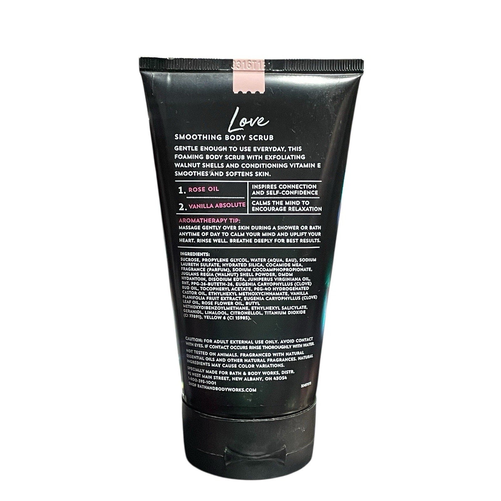 Bath And Body Works Aromatherapy Soothing Body Scrub Love
