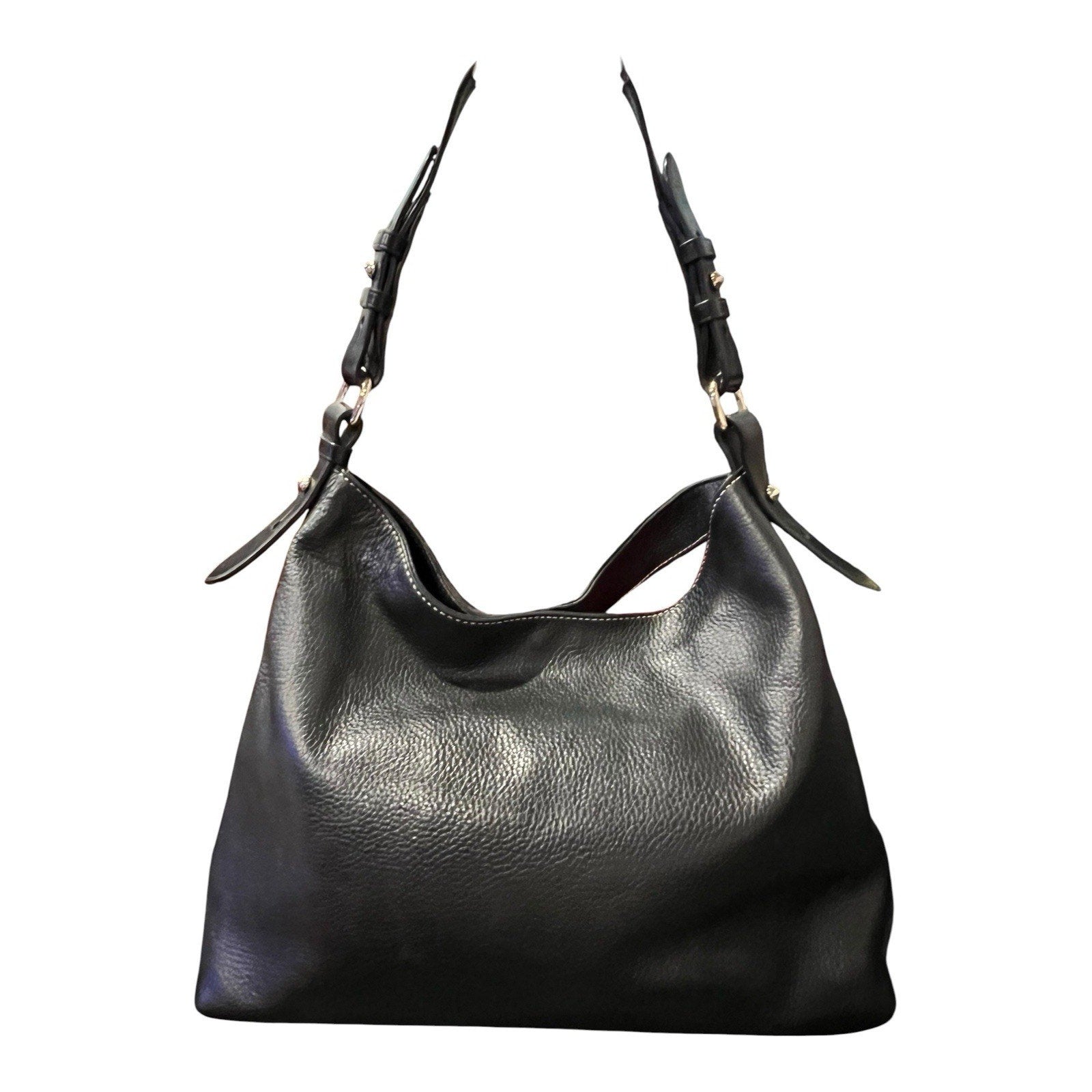 Dooney & Bourke Cooper hobo shoulder bag Black Pebbles Leather