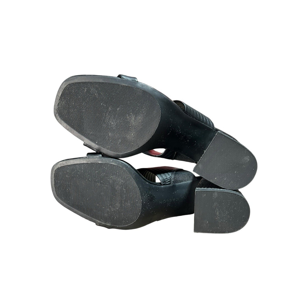 Caslon Lamia slide sandals in black Eomens Shoe Size 12M