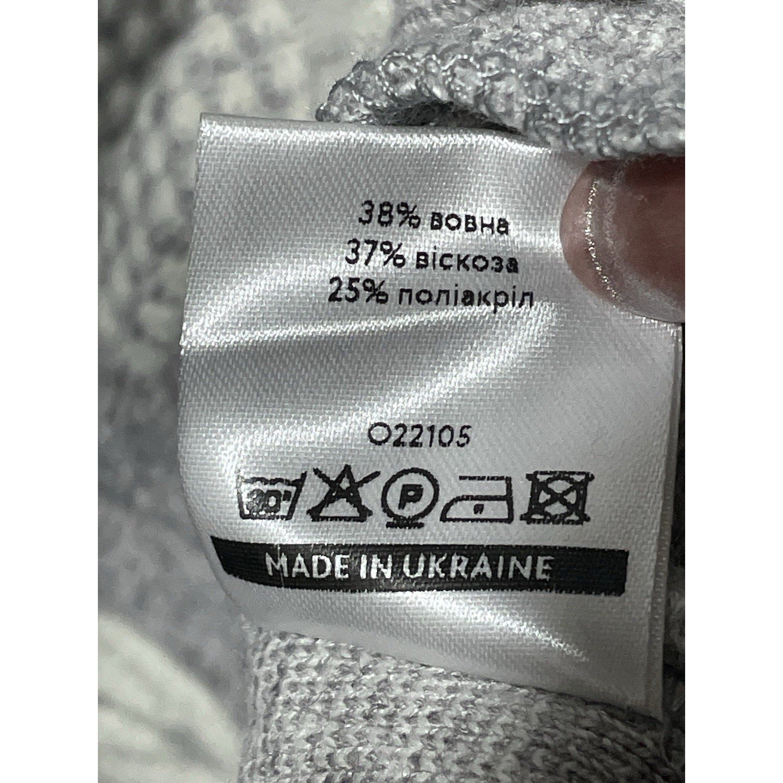 Andre Tan Knit Dress – Gray & Beige, XL Knee-Length Cozy