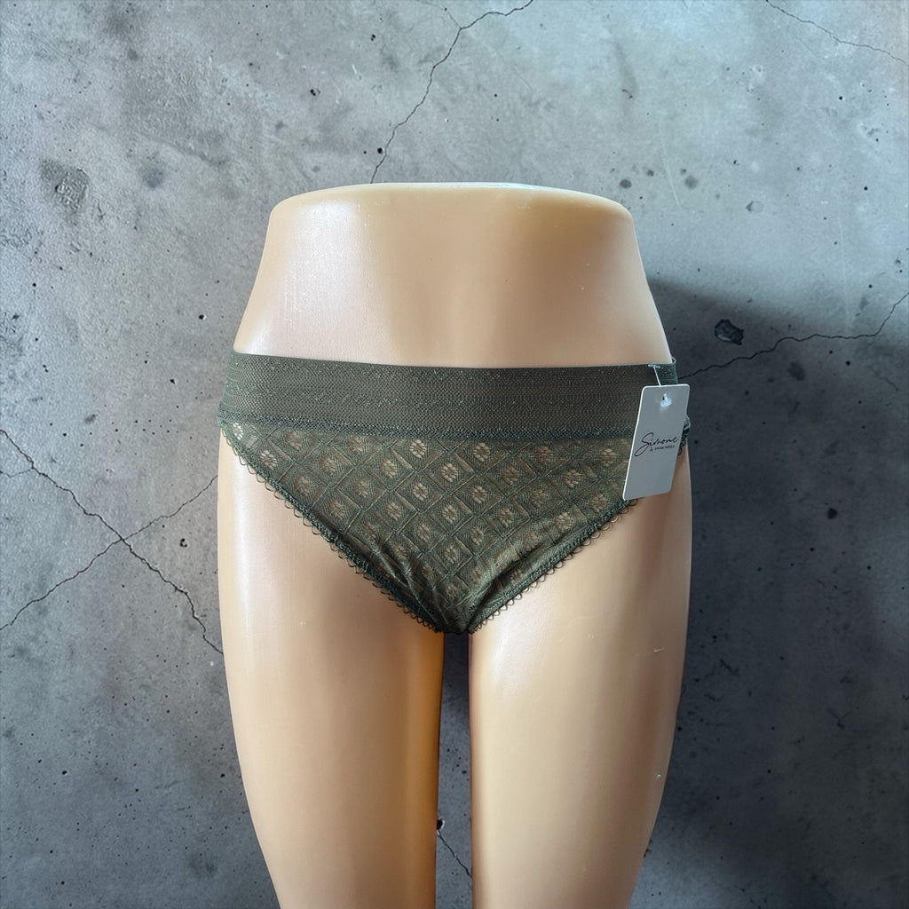 Simone Peeled Olive Green Under Wear Women’s Size EU 3 USA M