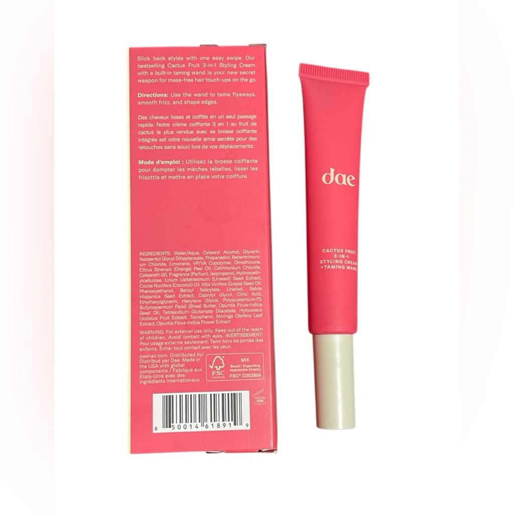 Dae Cactus Fruit 3 in 1 Styling Cream and Taming Wand NIB