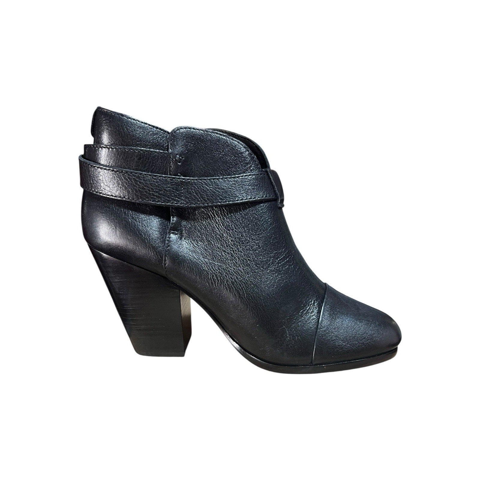 Rag & Bone Harrow ankle boot in black leather Women’s Size 9