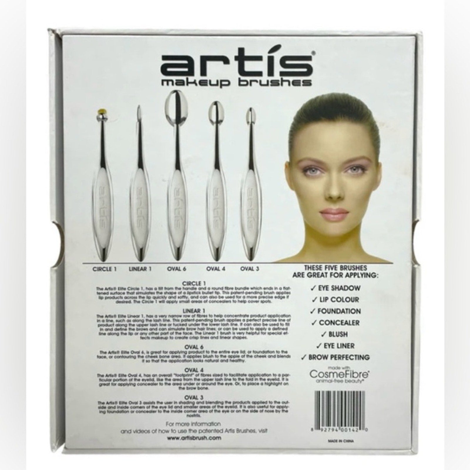 Artis Elite Collection Mirror Finish Brush Set
