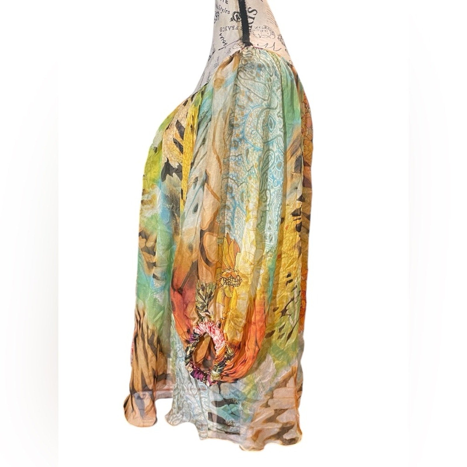 ABS by Allen Schwartz 100% Silk Blouse – XS, Detailed, Luxe