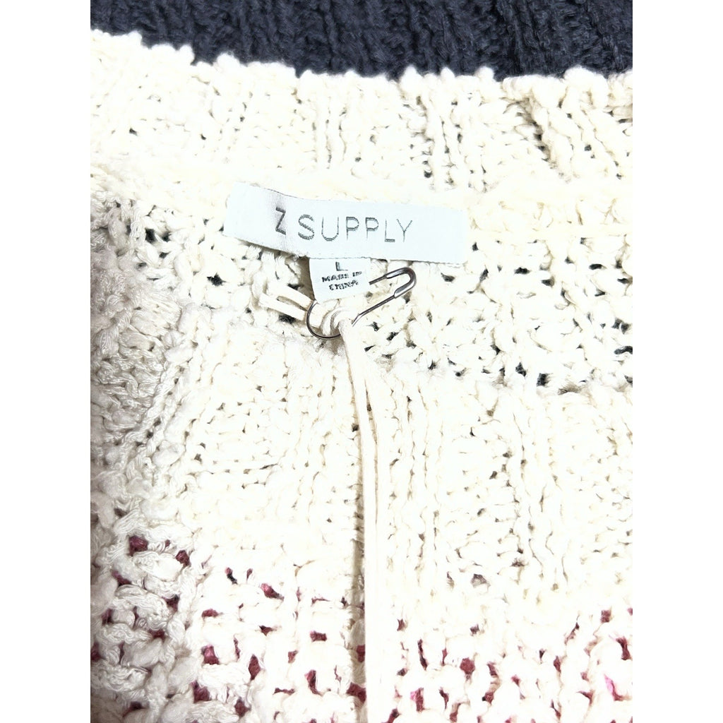 Z Supply Chunky Knit Sweater NWT Size L