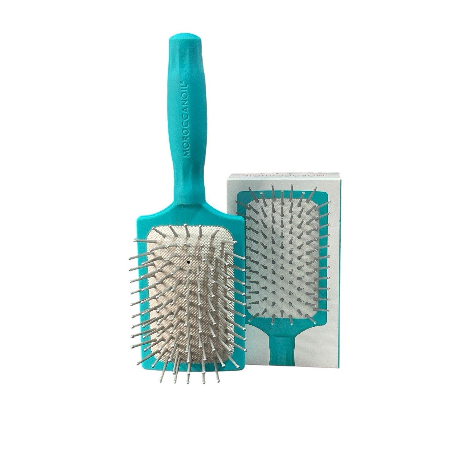 Moroccanoil Mini Paddle Brush - Travel-Size Detangler for Sleek, Shiny Hair
